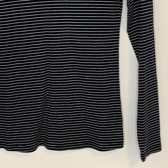 Universal Thread Black Striped Long Sleeve Top Size XS - Picture 4 of 9